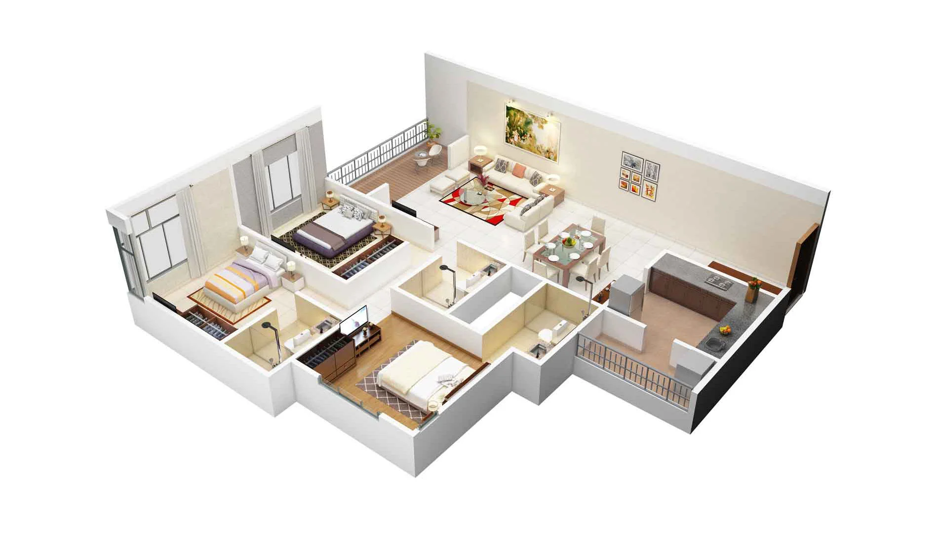 Arete Homes 3D Floor Plan Arete Homes 3D Floor Plan