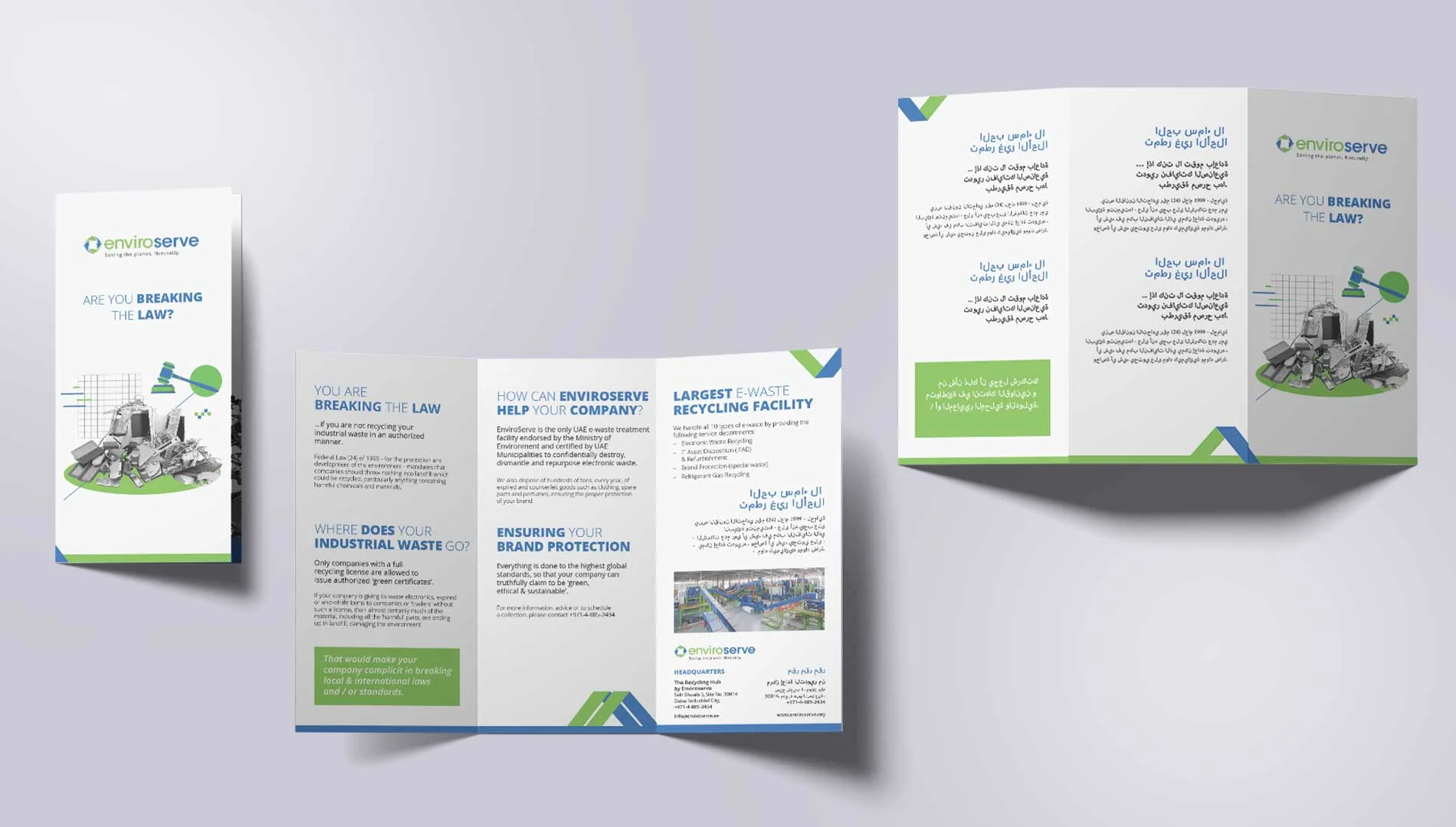 Enviroserve Leaflet | Boch & Fernsh Advertising Services in Mumbai