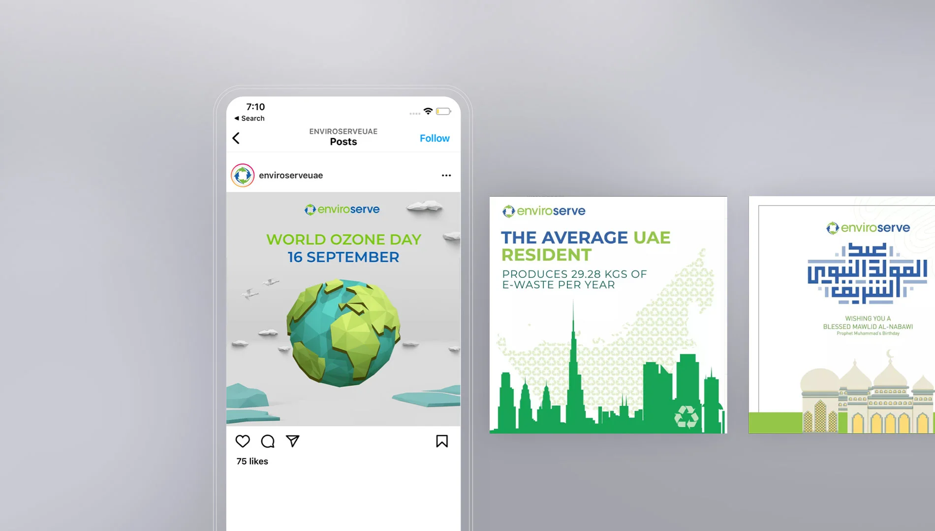 Enviroserve World Ozone Day Social Media Posts