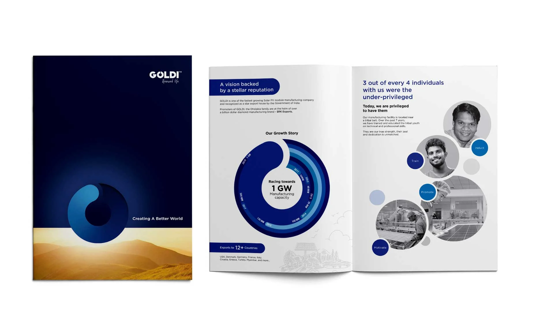Goldi Brochure Design