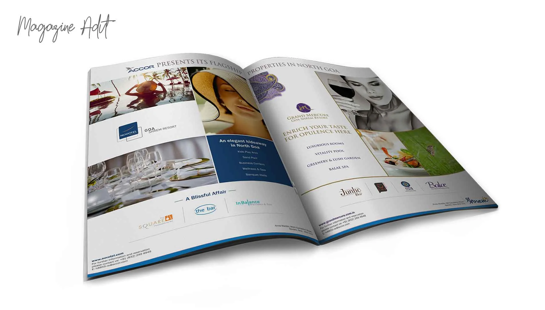 Grand Mercure Brochure: Boch & Fernsh, an advertising agency.