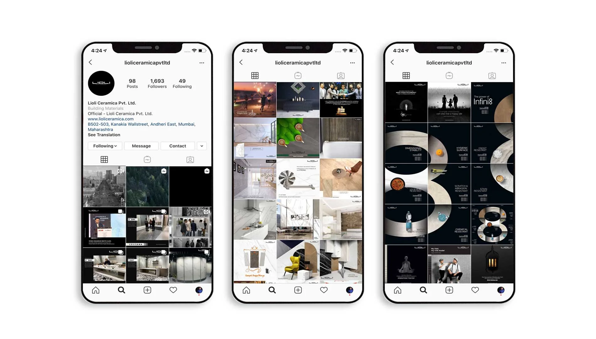 lioli social media designs