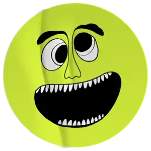 sticker-neon-green