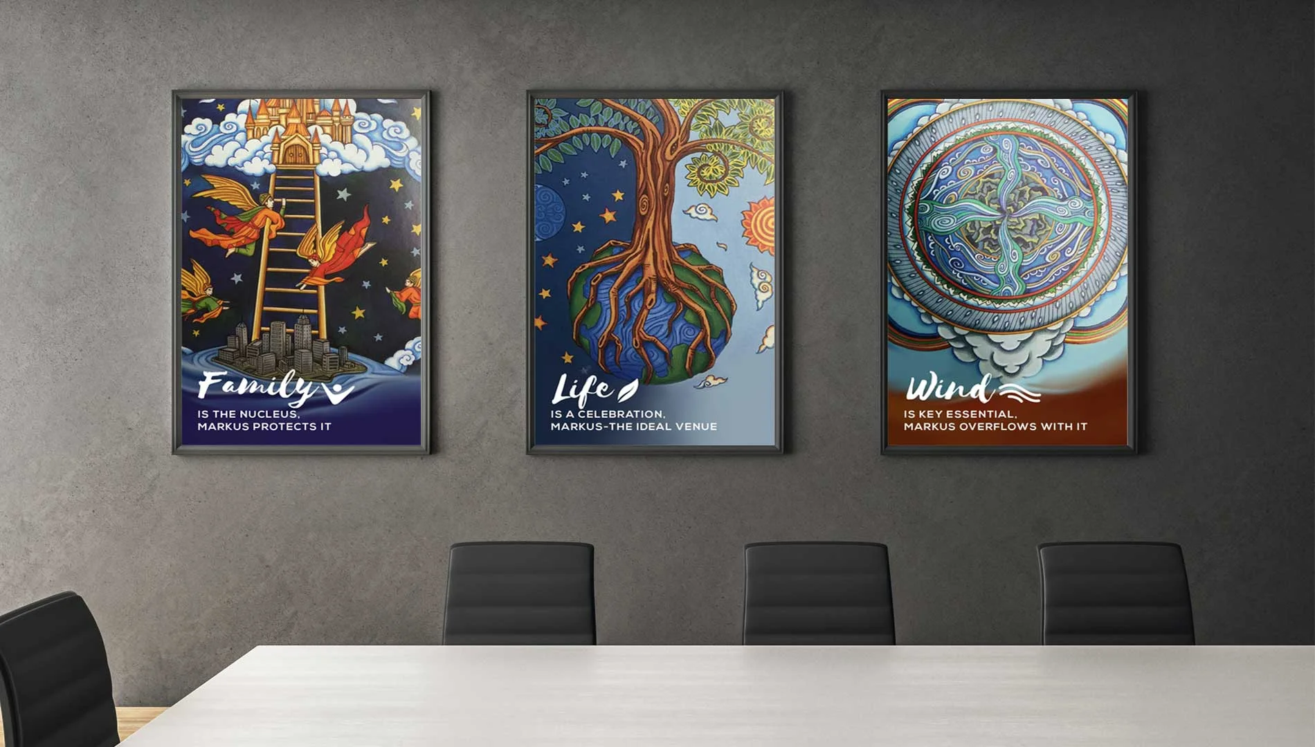 Marketing collateral that communicate the brand identity Marketing collateral that communicate the brand identity