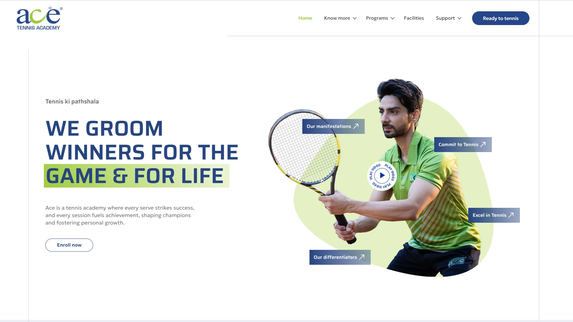 Ace Tennis Academy | Tennis club | Boch & Fernsh Advertising Services in Mumbai