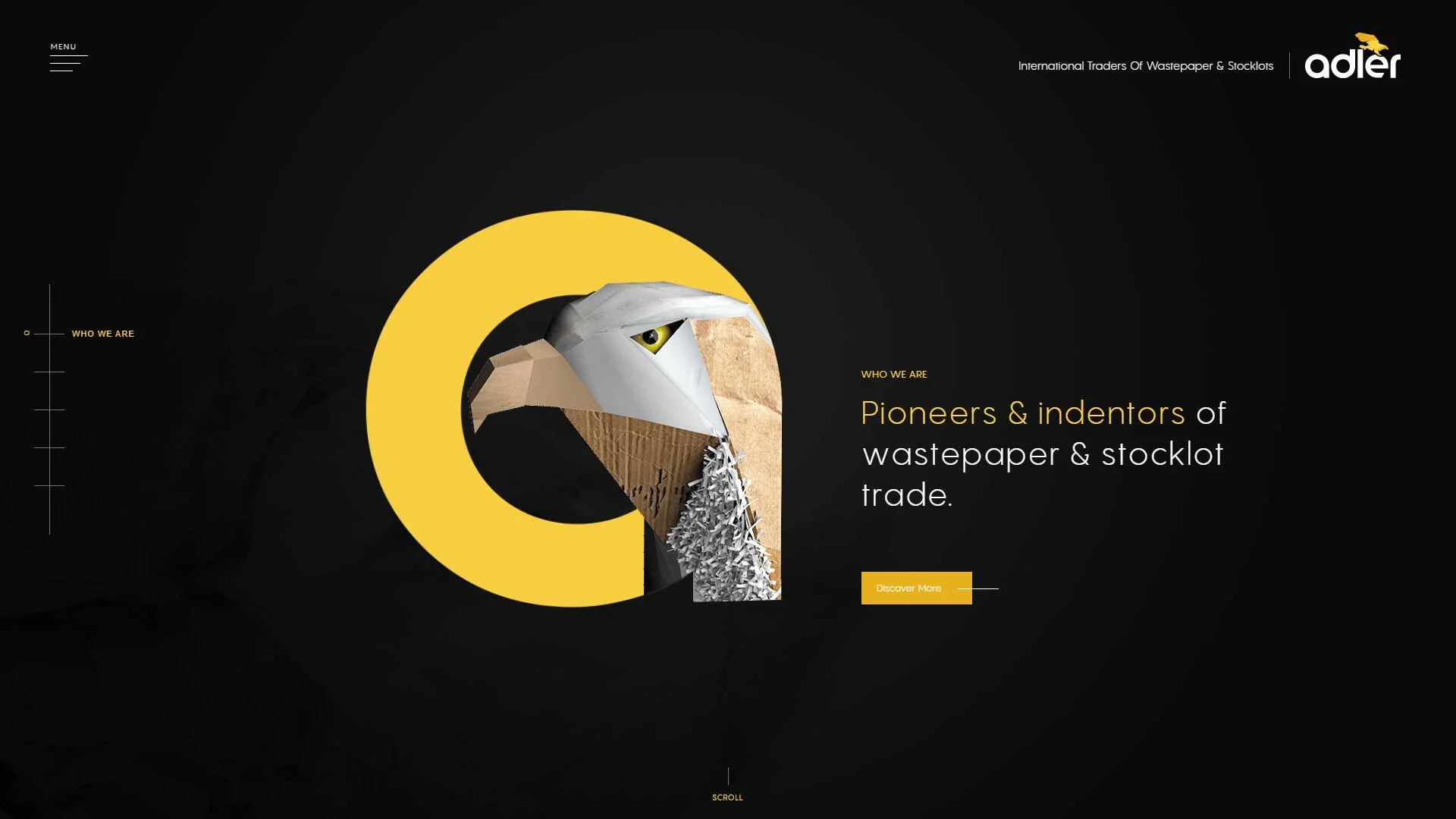 Adler Paper design, featuring a refined and modern aesthetic for paper product branding | Boch & Fernsh