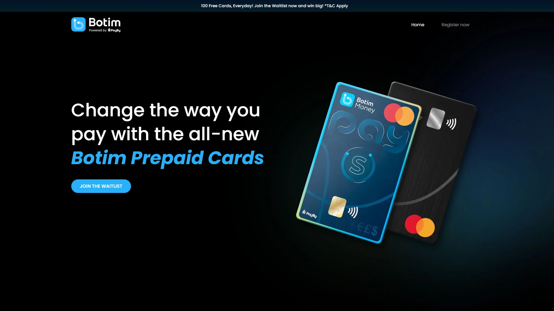Innovative BOTIM prepaid website designed by Boch & Fernsh advertising agency in Mumbai