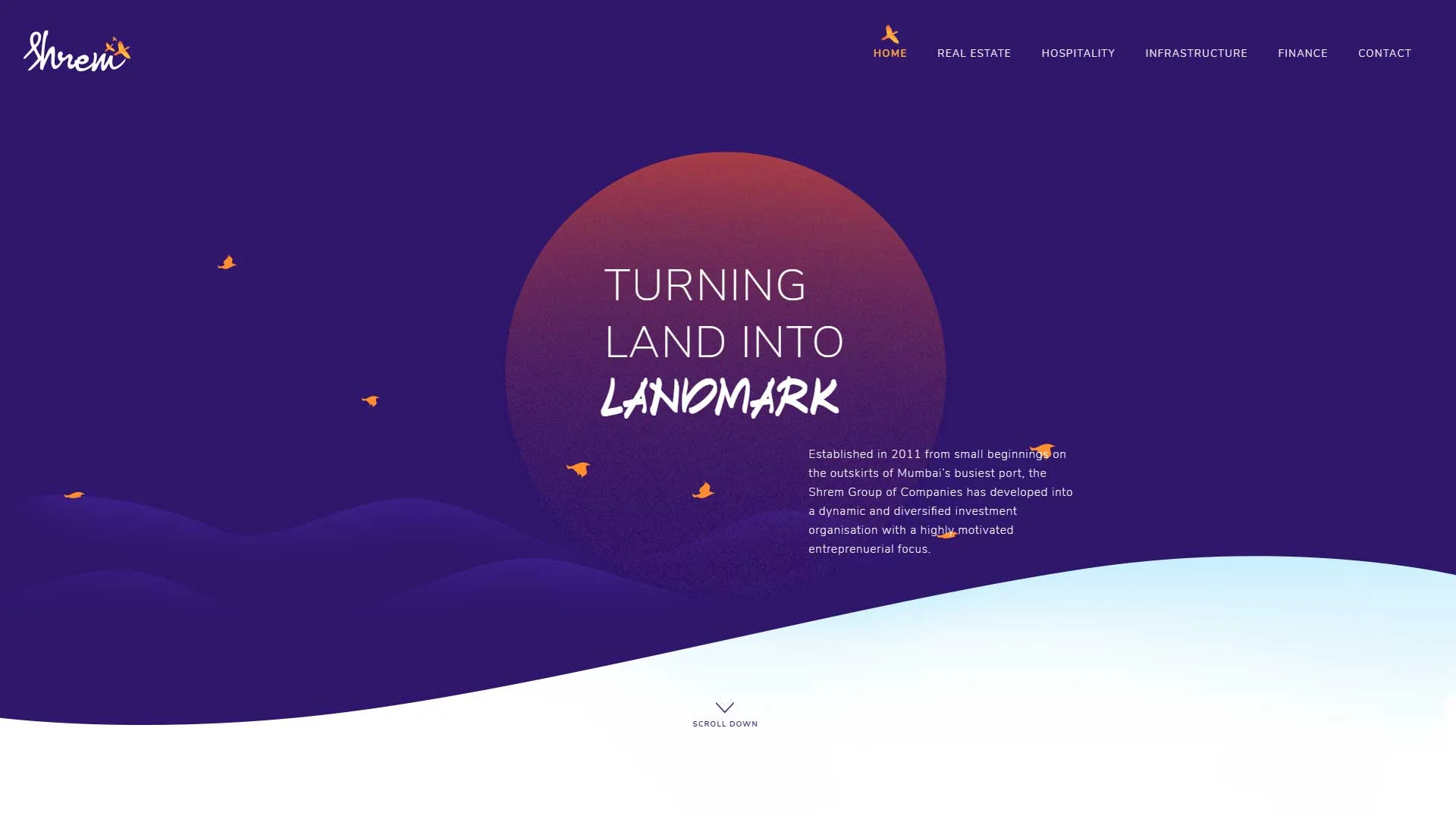 Boch & Fernsh's creative website for Shrem, representing high-end real estate branding.