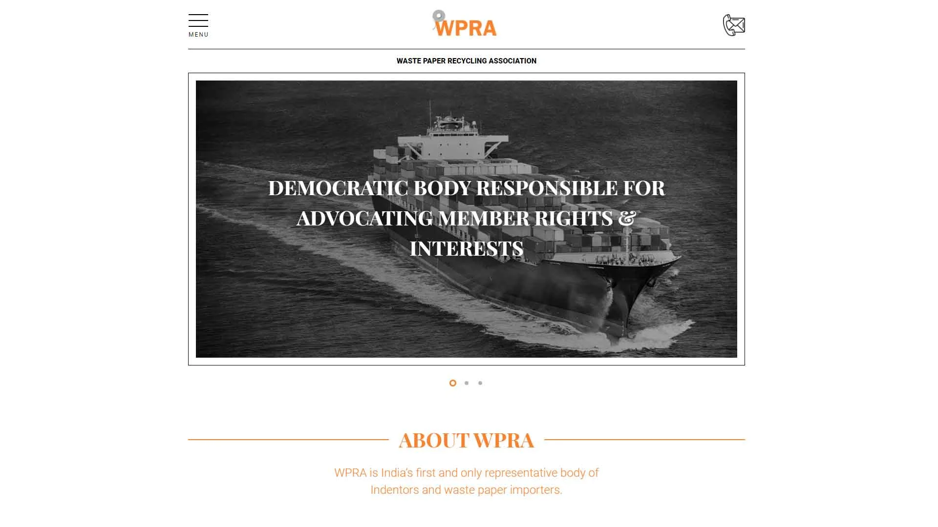 Boch & Fernsh built an insightful platform for WPRA to promote public policy awareness.